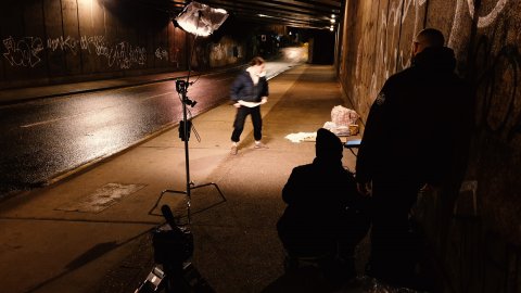 Behind The Scenes photo from the making of Wake Up