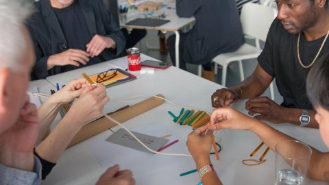 People at a workshop