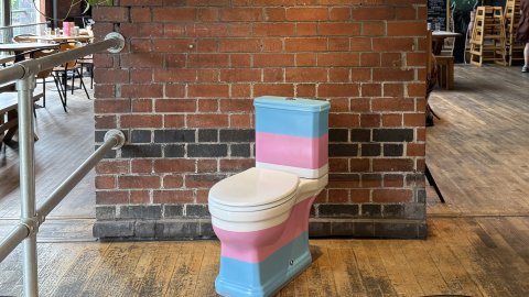 Photo of the Trans Loo in the Café & Bar.