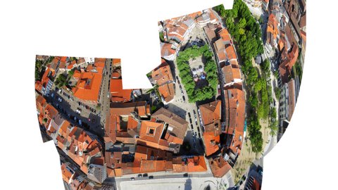 Aerial photo of Guimaraes