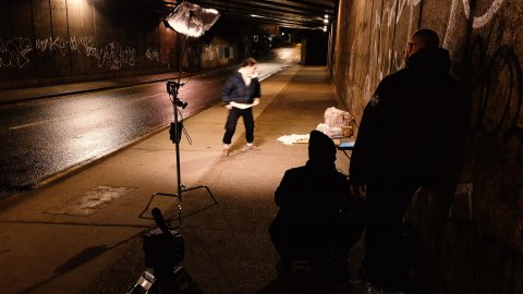 Behind The Scenes photo from the making of Wake Up
