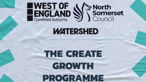 The Create Growth Programme graphic including logos from WECA and North Somerset Council