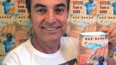 Kae Bahar with his book