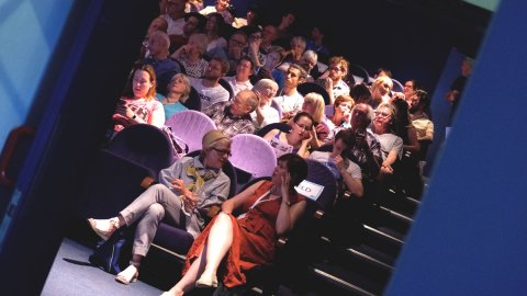 Photo of audiences in a cinema