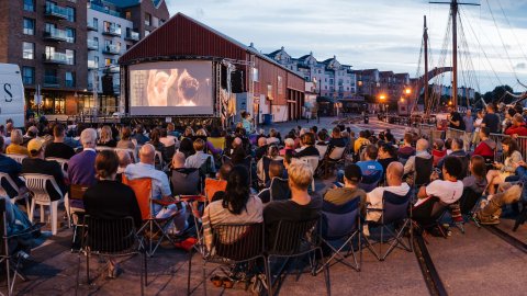 Flash gordon screening from 2018 Cinema Rediscovered. Photographer Jack Offord.