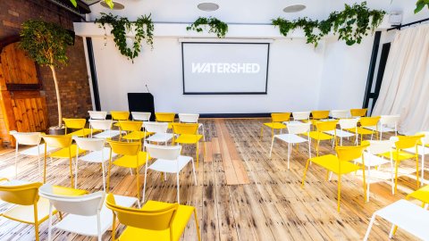 Photo of Waterside 4 in theatre set up