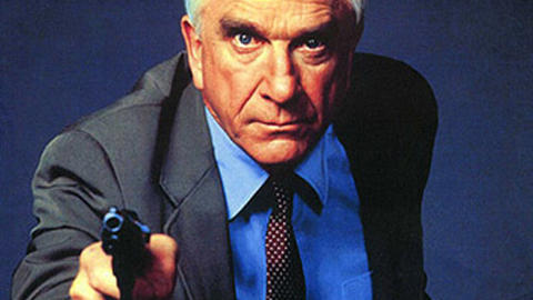 Leslie Nielsen in Naked Gun