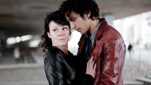Helen McCrory and Najib Oudghiri in Flying Blind