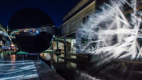 Photo of Layered Realities 5G showcase in Millennium Square Bristoltol