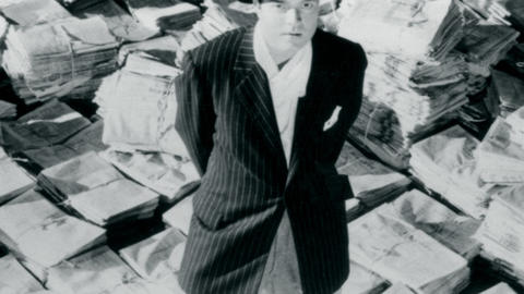 Picture of Orson Wells in Citizen Kane