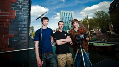 Photo of three young leaders. Photo by Sean Malyon, www.seanmalyon.co.uk