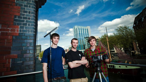 Photo of three young leaders. Photo by Sean Malyon, www.seanmalyon.co.uk