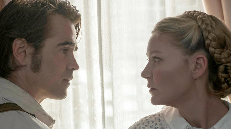 Colin Farrell and Kirsten Dunst in The Beguiled