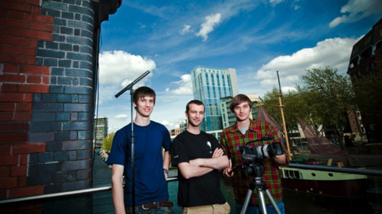 Photo of three young leaders. Photo by Sean Malyon, www.seanmalyon.co.uk