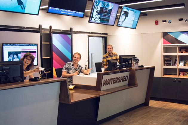 Photo of Watershed Box Office with 3 people smiling and waving