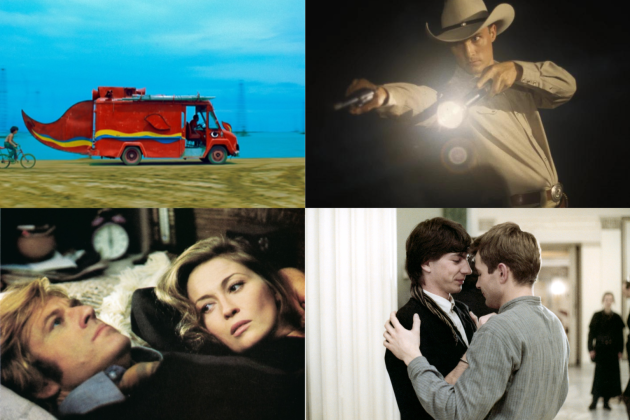Stills from various films (Lone Star, Three Days of the Condor, The Annihilation of Fish) from the Cinema Rediscovered programme