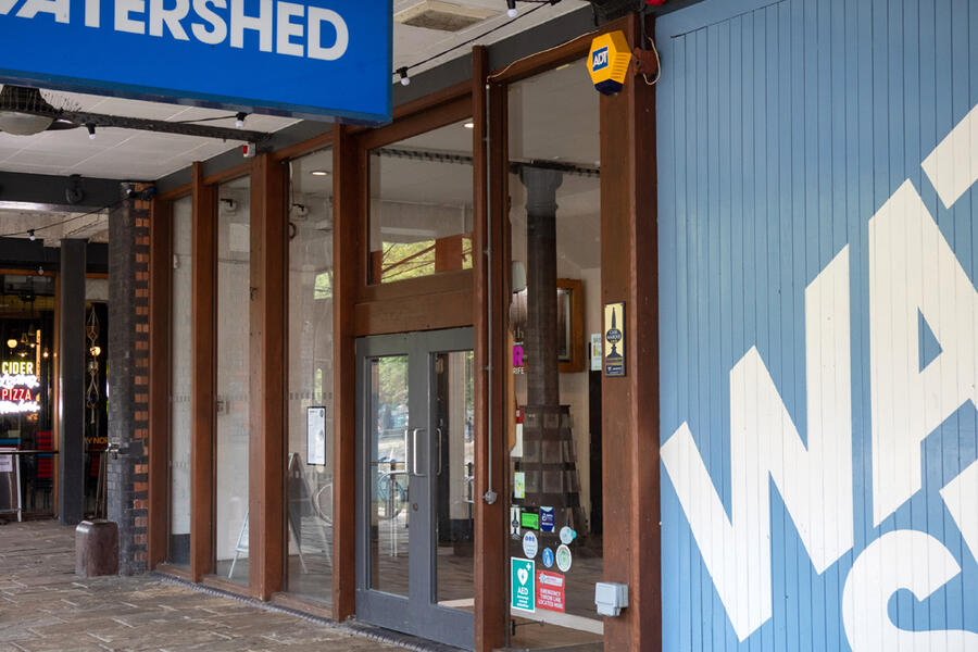 Photo of the main entrance to Watershed