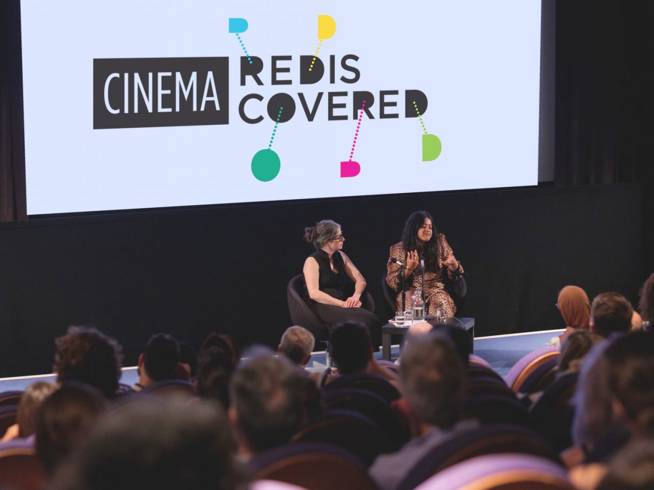 Photo of a discussion taking place in Watershed cinema