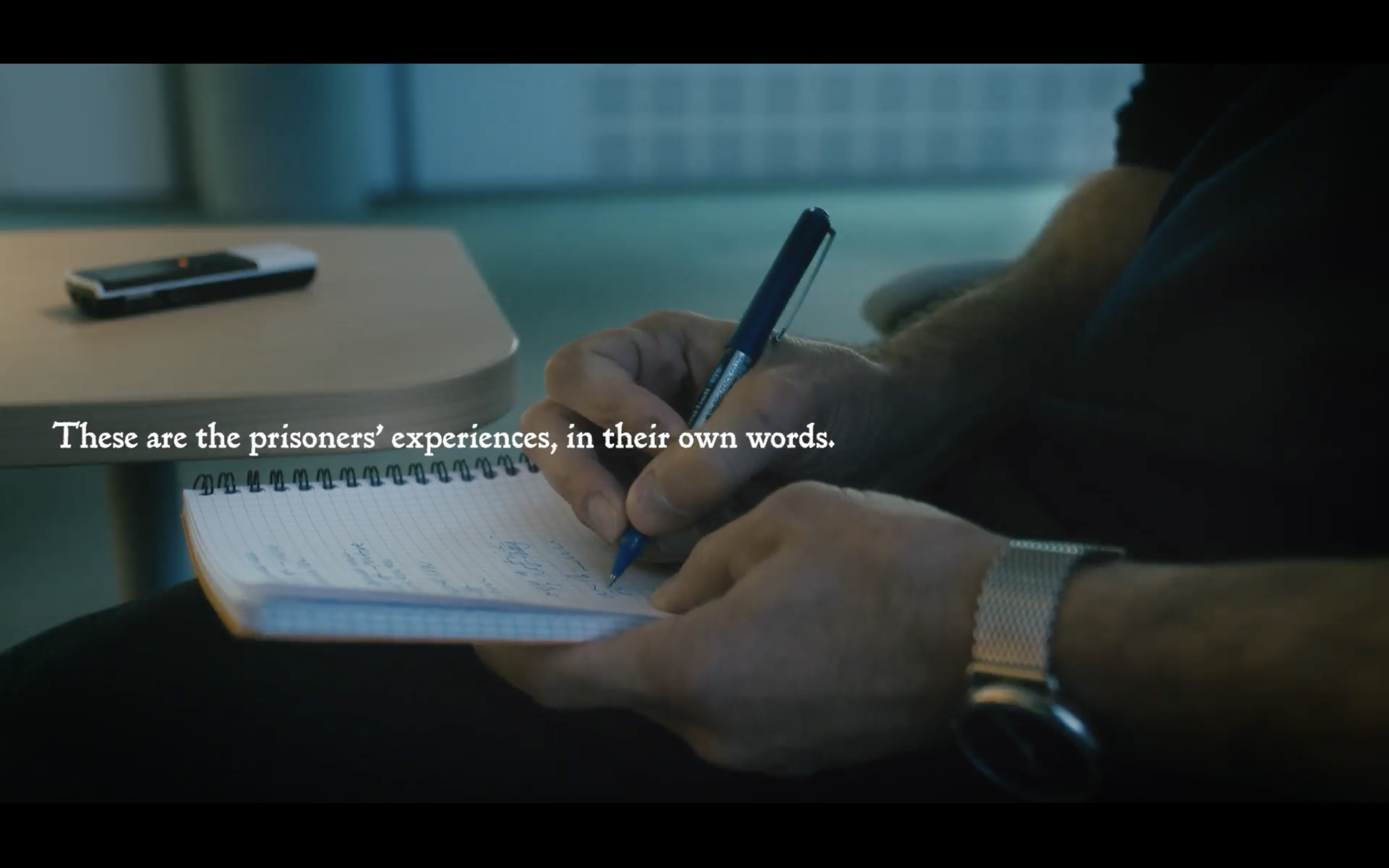 George’s work involves collaborating with prisoners and academics to tell stories of life inside.
