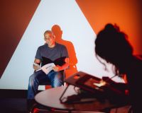 Image of live illustration in process