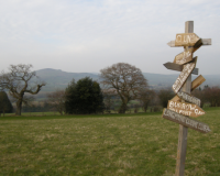 A photograph from Nikki's Splacist adventure in the Shropshire hills