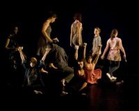 Dancers with teacups