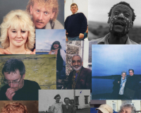 a collage of different people