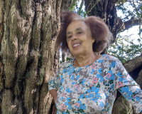 Image of Akula Agbami standing by a tree