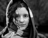 Head and Shoulders profile in monochrome