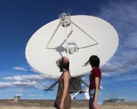 Ella and Nicki at the VLA, New Mexico