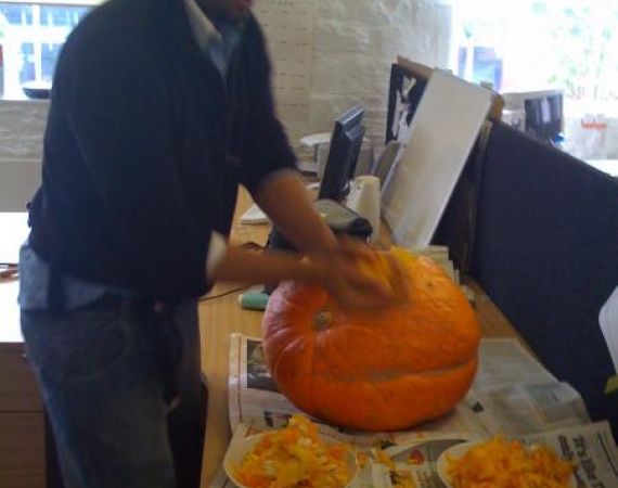 Simon makes a pervasive pumpkin