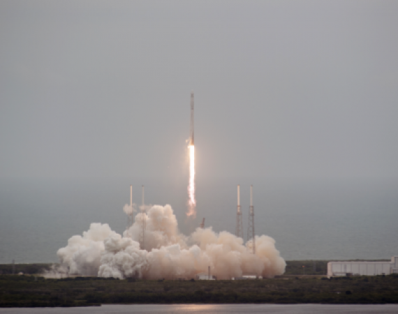 The moment we were launched into the 'personal space age'. Photo by NASA/Kim Shiflett