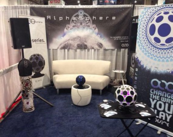 The AlphaSphere Booth at CES
