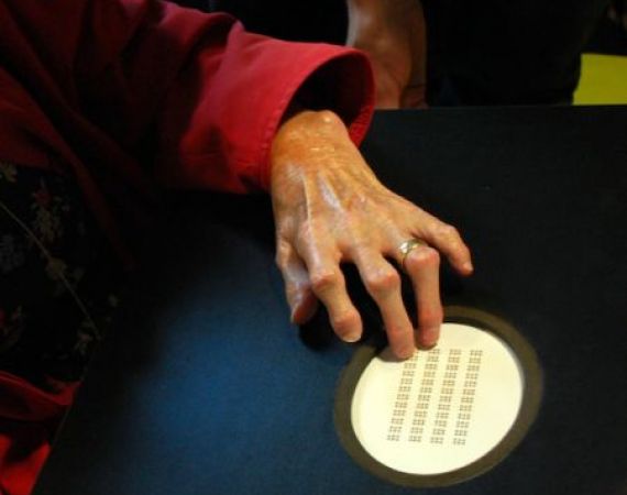  Elizabeth testing a prototype of Canute - Photograph by Nic Marshall