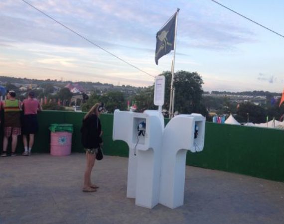 Amy Rose's Arctic Sunrise Installation at Glastonbury