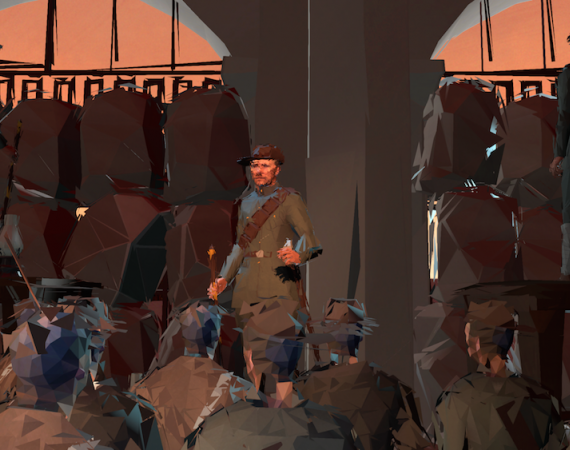 Image from VR project Easter Rising: Voice of a Rebel
