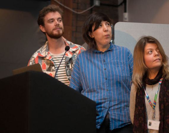 Presentation during the New Talents Residency showcase