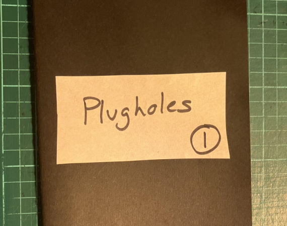 Image of notebook with title Plugholes