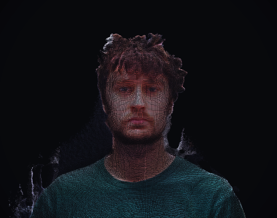 Lidar scan image of Kyle Ramsey