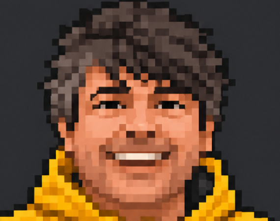 Pixelated image of Merlin Goldman