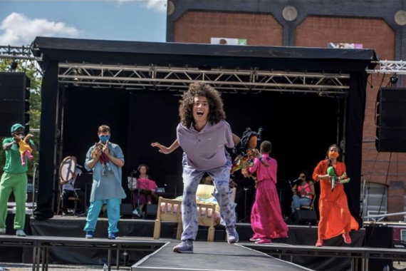 Image of dancers on stage