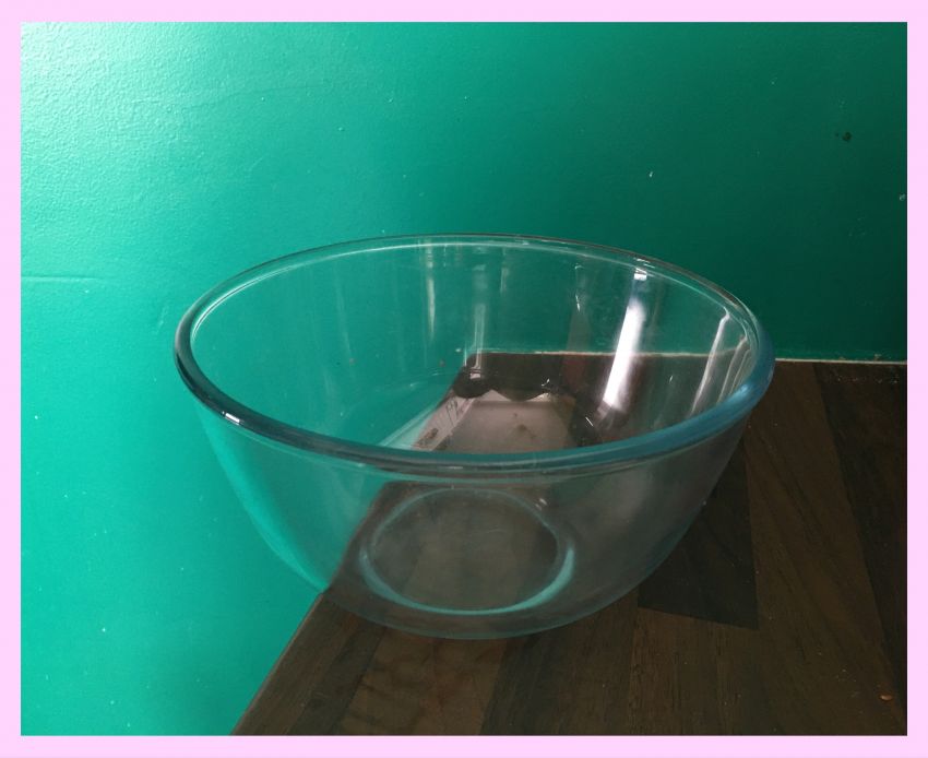 Rim of glass bowl, Bristol UK, Dan Pollard